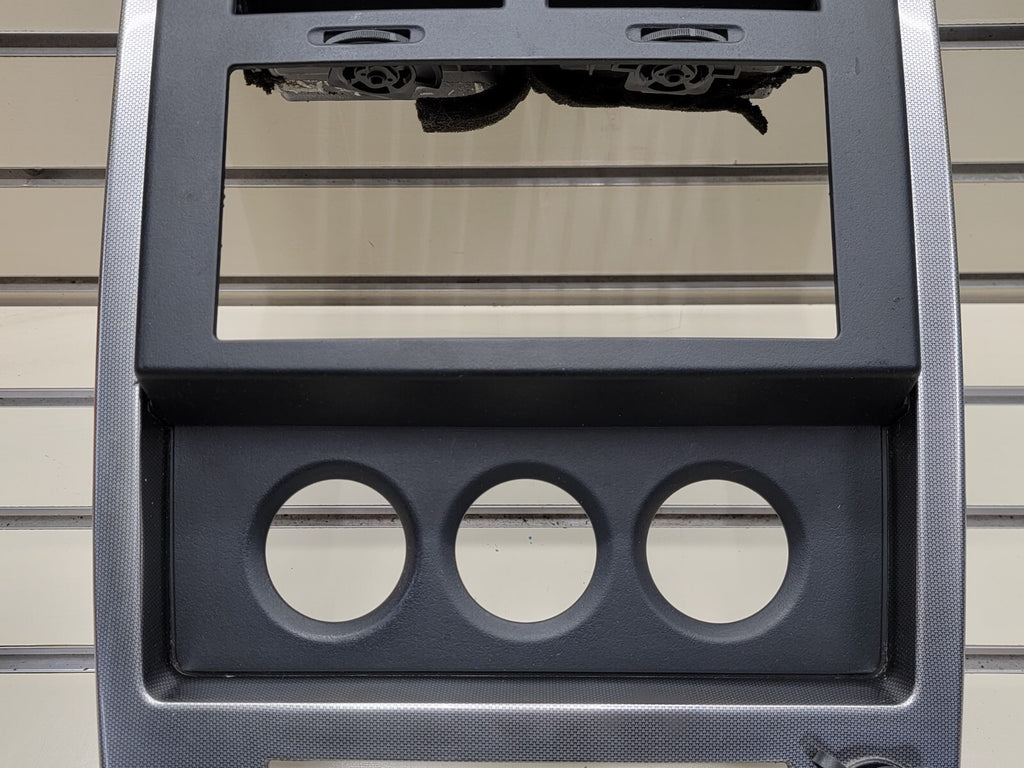 🔥08-12 Liberty Center Dash Radio Stereo Climate Trim Panel Bezel Black/Silver