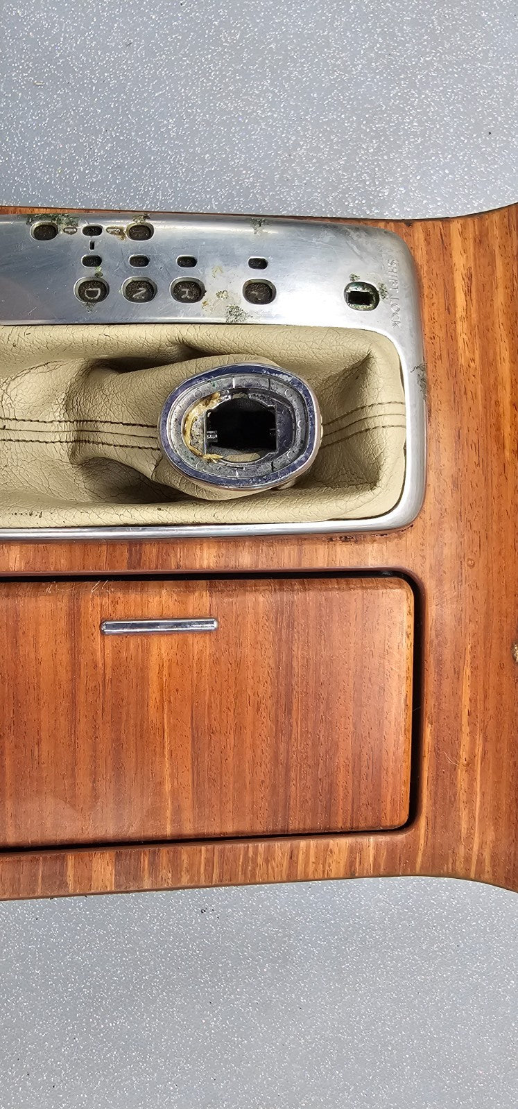 🔥06-09 Infiniti M35 M45 Transmission Gear Shifter Indiacator Trim Bezel Wood