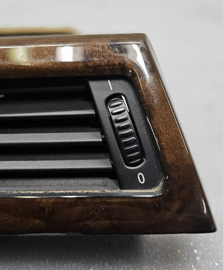 🔥04-10 BMW 535I 525I 530I 550I Dash Left Driver A/C AC Air Vent Heater Wood