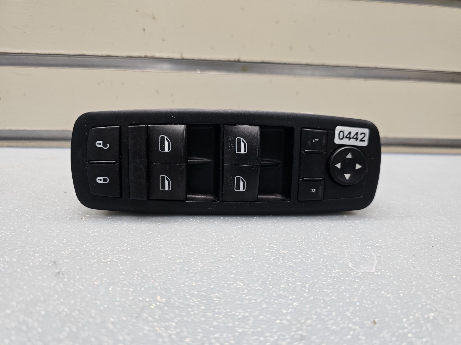 🔥12-16 Grand Caravan Town Country Master Left Driver Window Switch BLACK WS29