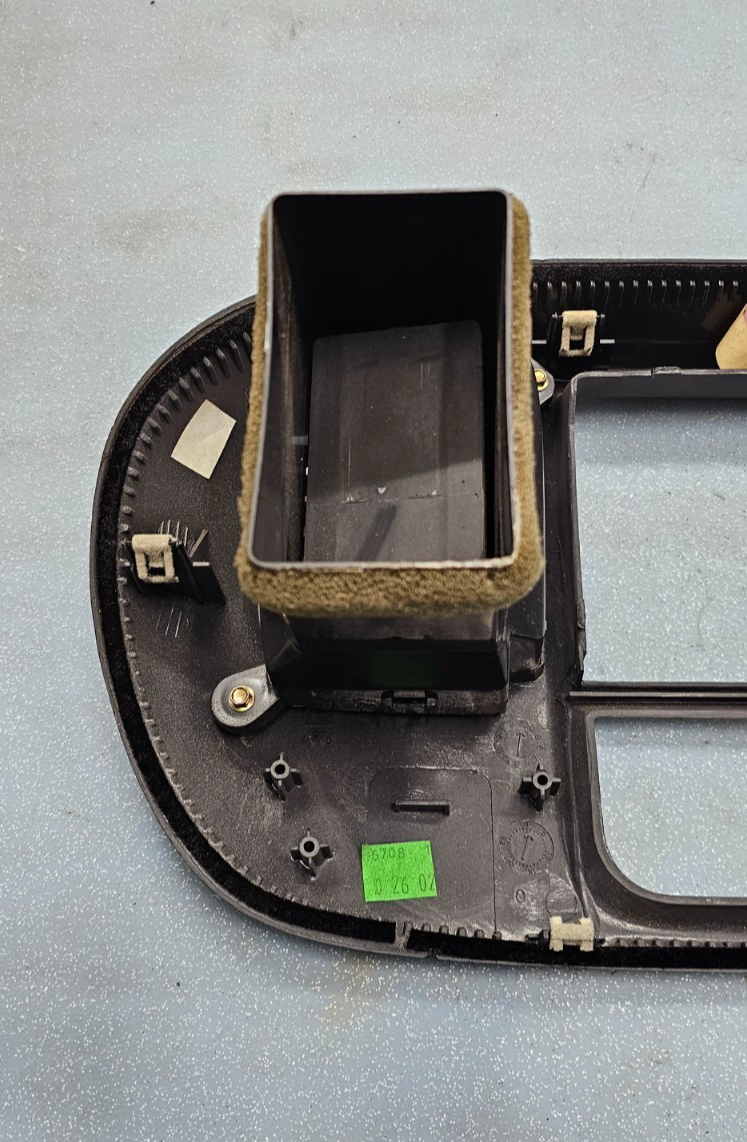 🔥97-03 Ford F-150 Dash Radio Stereo Climate BEZEL Trim Panel Line DK TAN B1