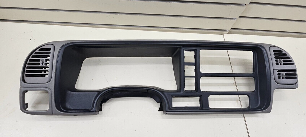 95-99 CHEVY GMC TRUCK SILVERADO CK Cluster Gauge Speedo Dash Bezel LIGHT GRAY C3