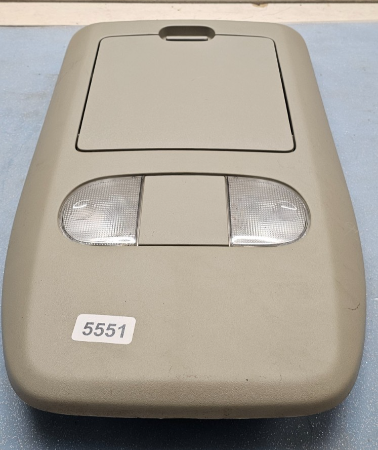 🔥04-08 Ford F-150 F150 Overhead Console DOME Light Lamp Roof🔴Storage GRAY 09