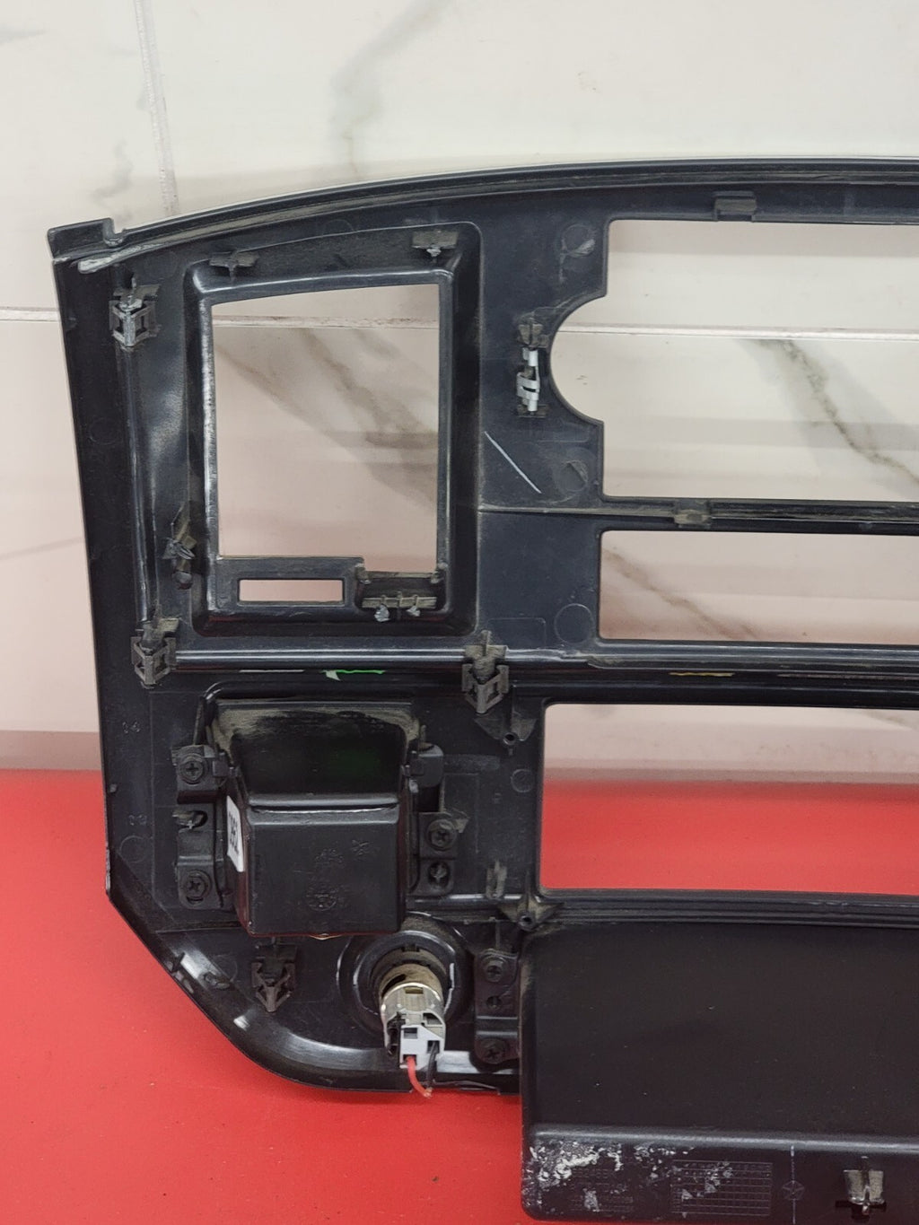 🔥06-08 Dodge RAM Dash RADIO Bezel Climate Trim Panel 🔴Storage SILVER B11