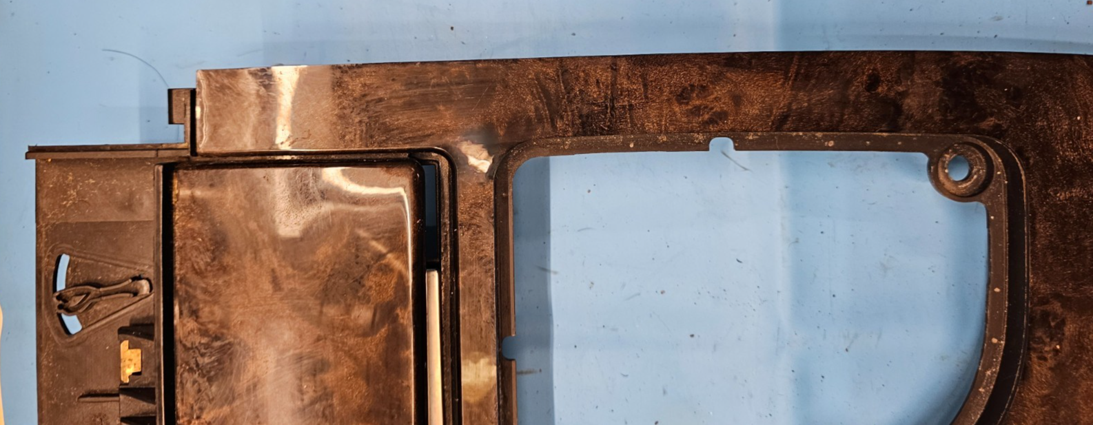 🔥07-10 BMW 550I 525I 530I  E60 CENTER CONSOLE TRIM PANEL MAPLE WOOD OEM