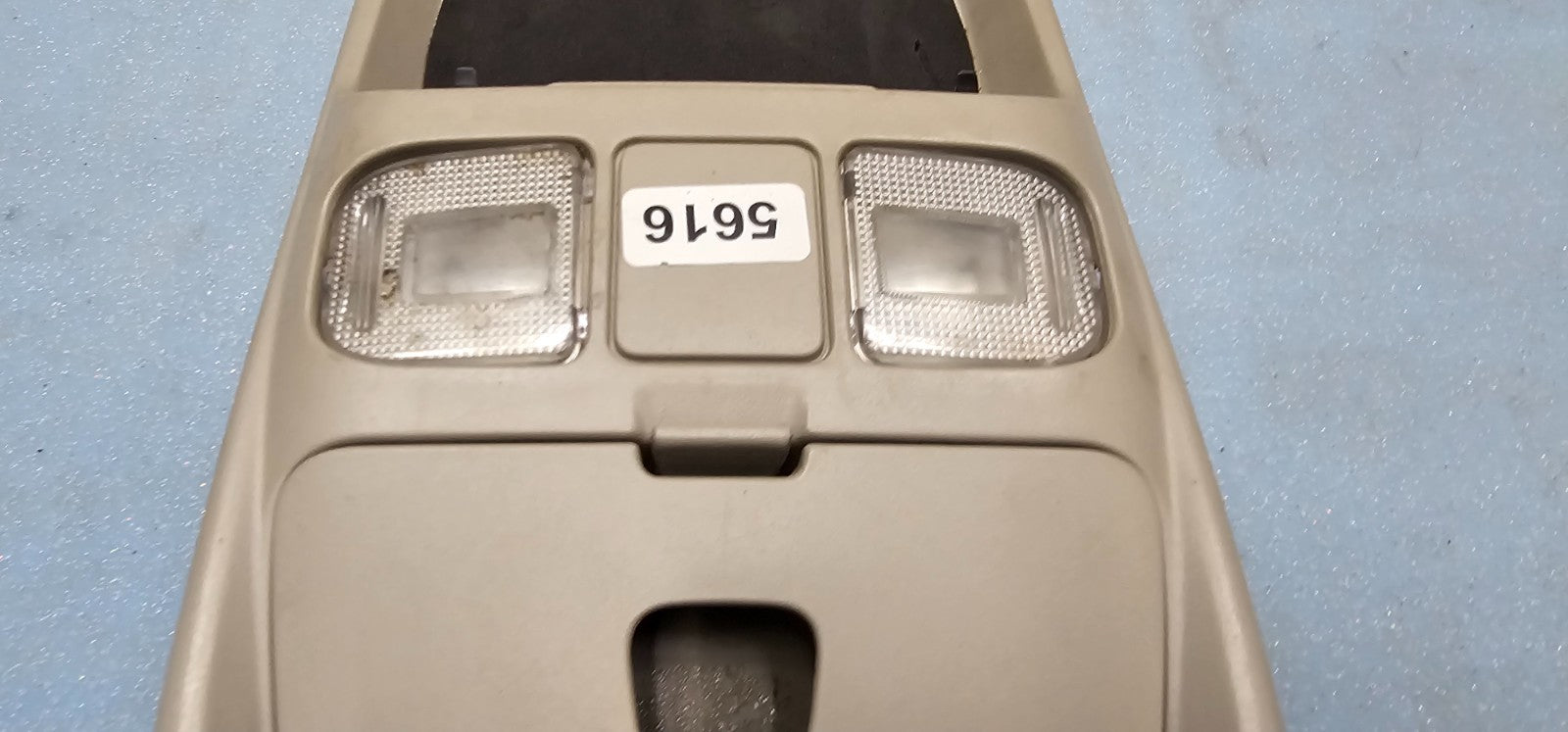 🔥98-01 Dodge Ram Overhead Console Storage Dome Map Light Lamp Assembly TAN