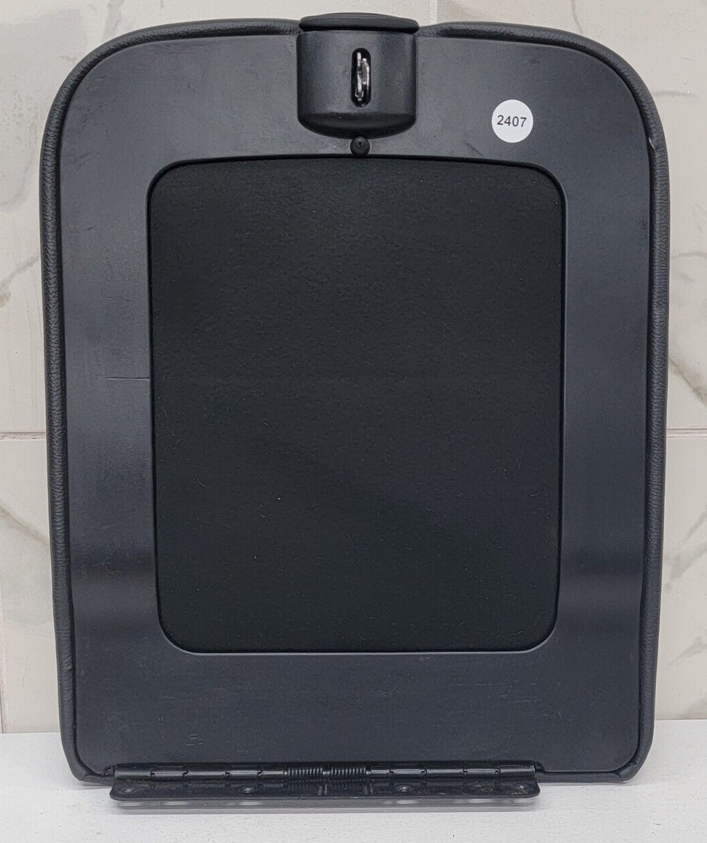 02-08 Dodge RAM Center Console Jump Seat ARMREST Cover Lid Leather Dark Gray JS7