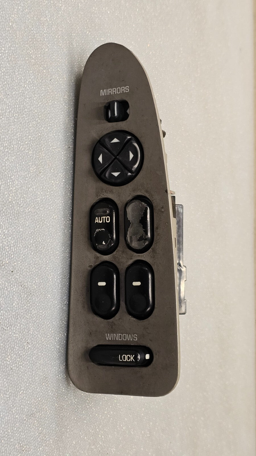 🔥97-05 Century Regal Left Driver aster Power Window Mirror Switch Assembly Tan