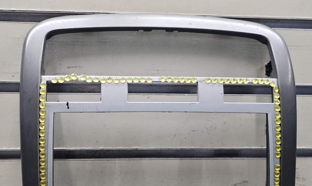 🔥07-09 Equinox Center Dash Radio Climate Stereo Bezel Trim Panel SILVER B43