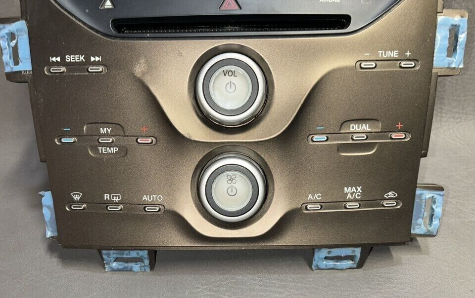 11-14 Ford Edge Dash Radio AC Heater Dual Climate Control Temperature Trim Panel