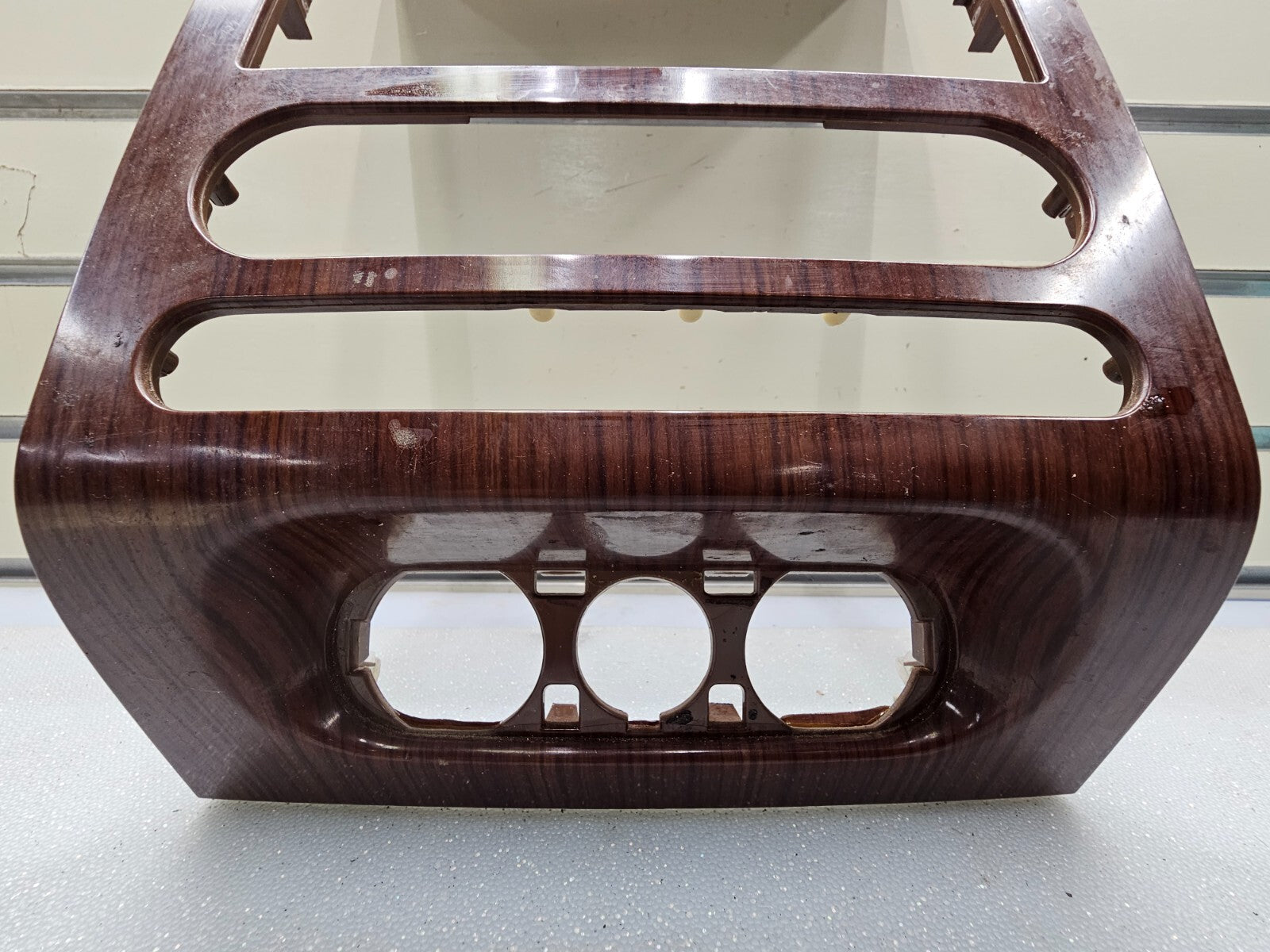 🔥04-08 Ford F-150 Dash Radio Climate Bezel Center Trim Panel CARBON WOODGRAIN