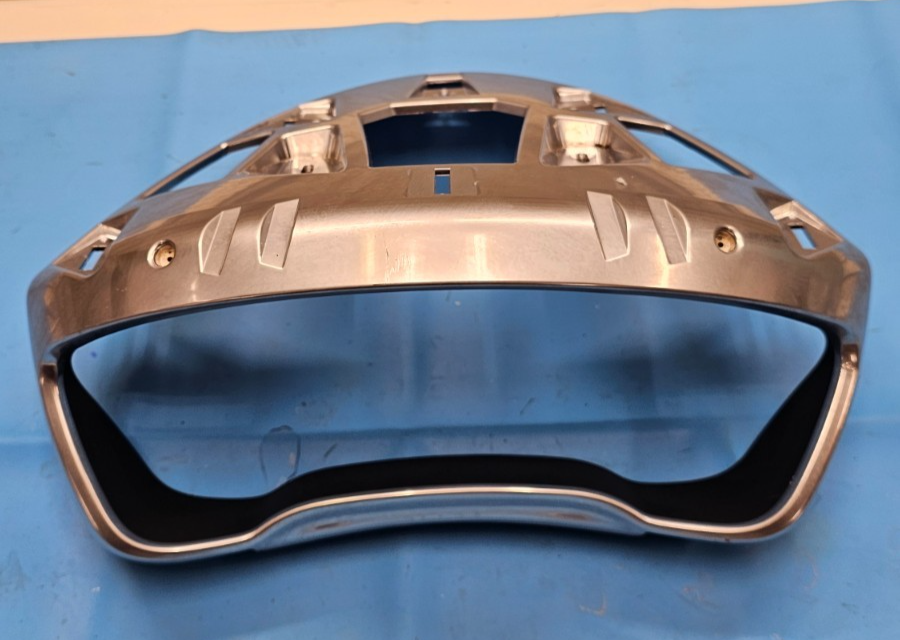🔥13-16 CADILLAC SRX DASH INSTRUMENT CLUSTER SPEEDOMETER BEZEL TRIM PANEL SILVER