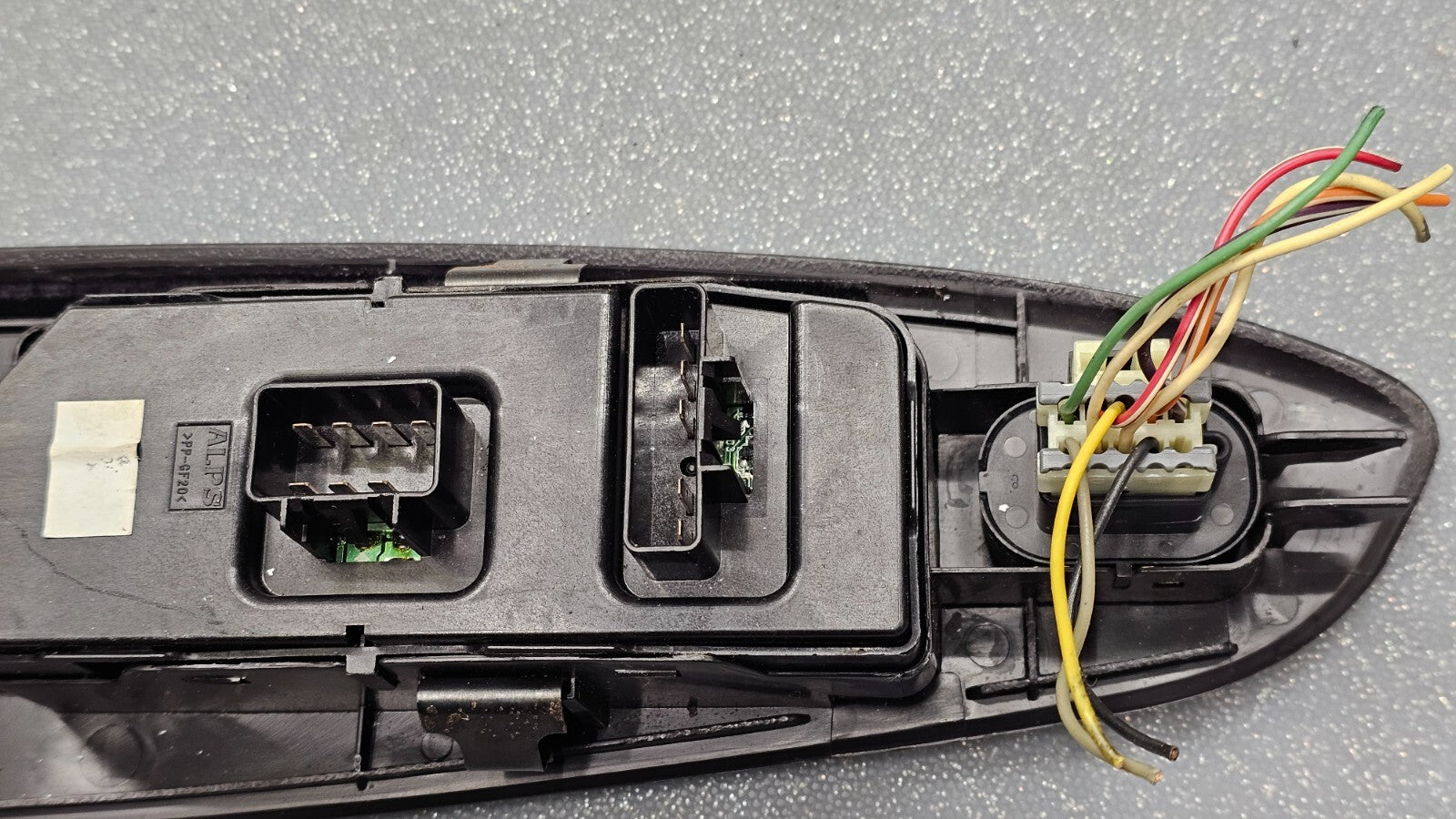 🔥09-16 CHEVY IMPALA LEFT DRIVER MASTER POWER DOOR WINDOW SWITCH BEZEL BLACK