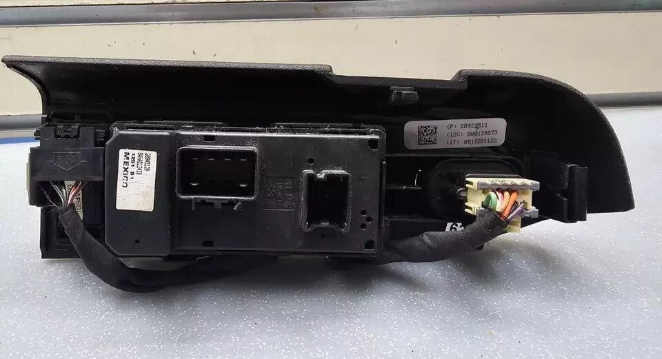 07-13 CHEVY SILVERADO SIERRA LEFT DRIVER MASTER POWER WINDOW SWITCH SILVER WS47