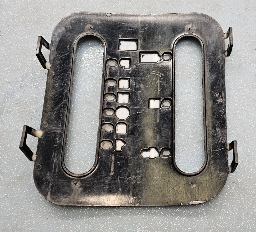 🔥99-04 JEEP GRAND CHEROKEE QUADRA-DRIVE SHIFTER FACE PLATE BEZEL OEM BLACK