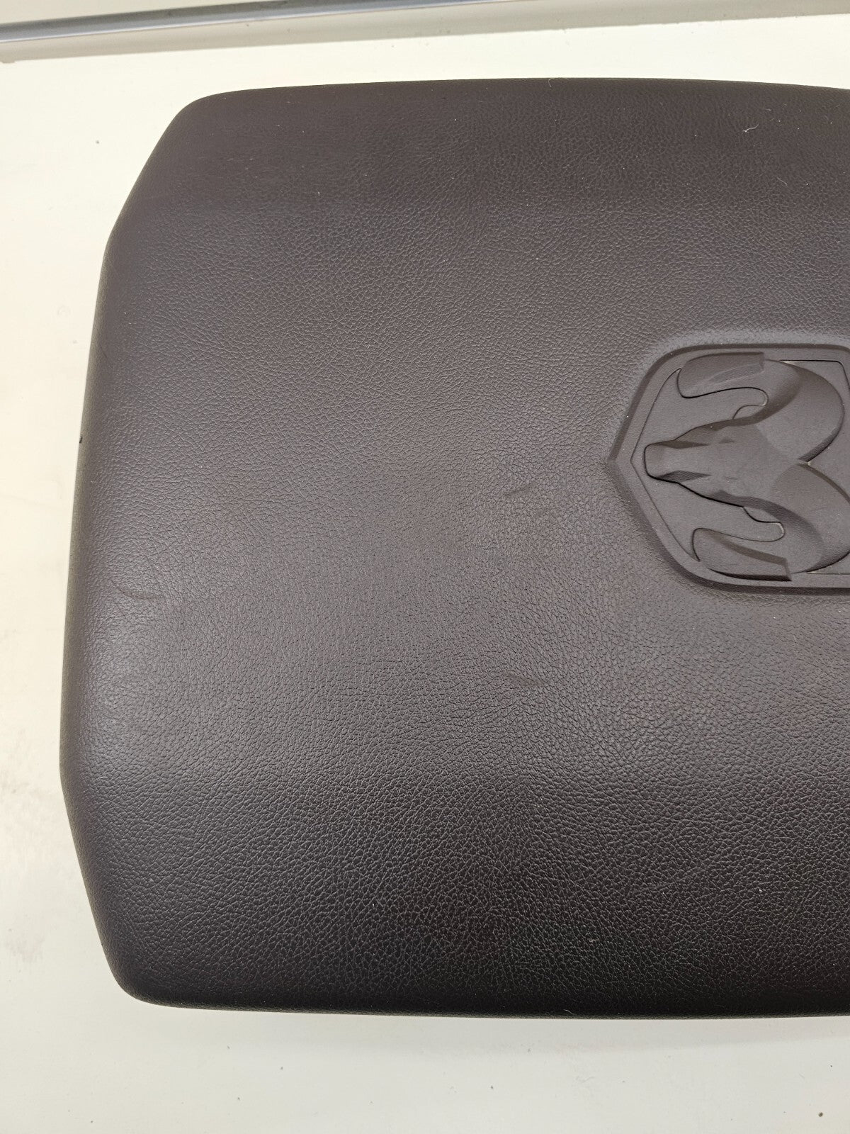🔥09-12 Dodge RAM 1500 Front Center Console Lid Armrest Leather Cover DARK TAN