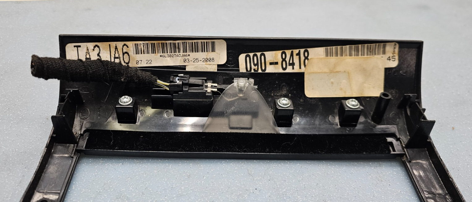 🔥04-08 Ford F150 Dash AM FM Radio Stereo Display Climate Bezel Trim Panel Black
