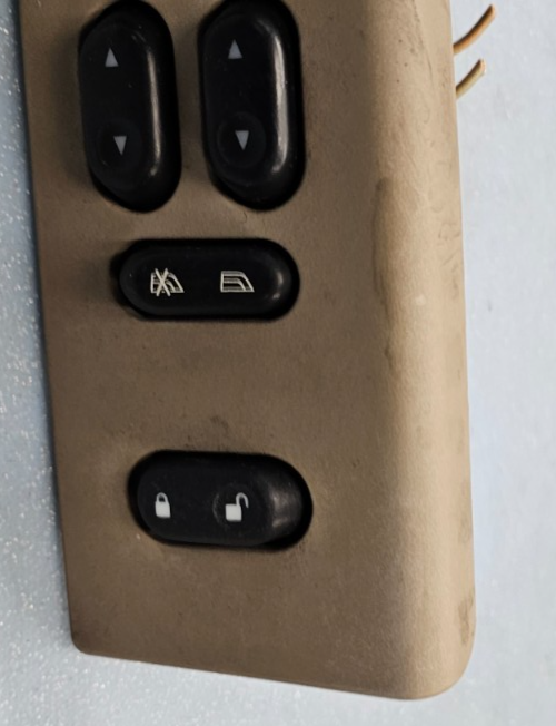 🔥03-08 Ford Crown Victoria Marquis Front Left Driver Window Switch TAN OEM