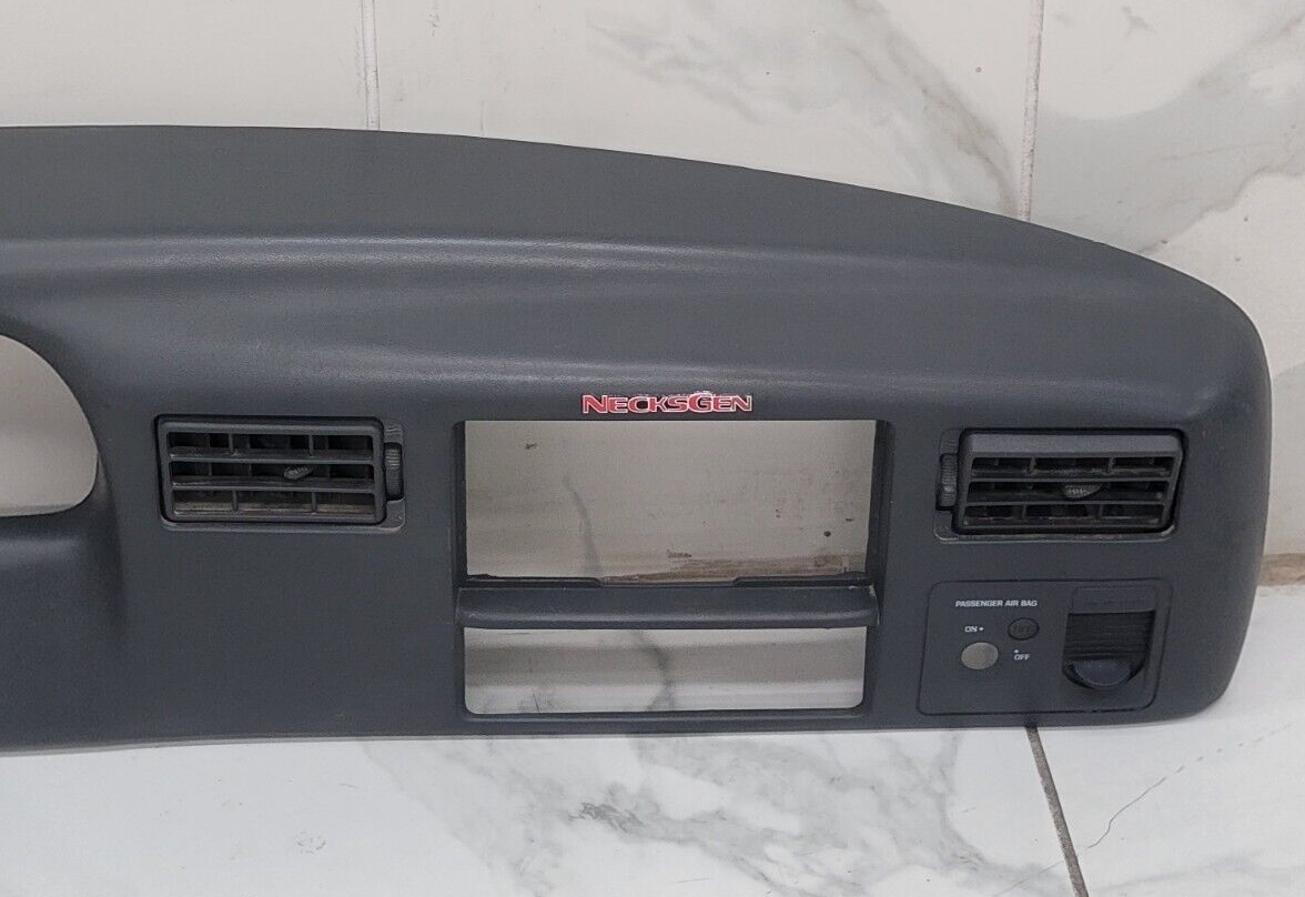 99-04 Ford F250 F350 Dash Instrument Cluster Speedometer Bezel Panel DK Gray C22