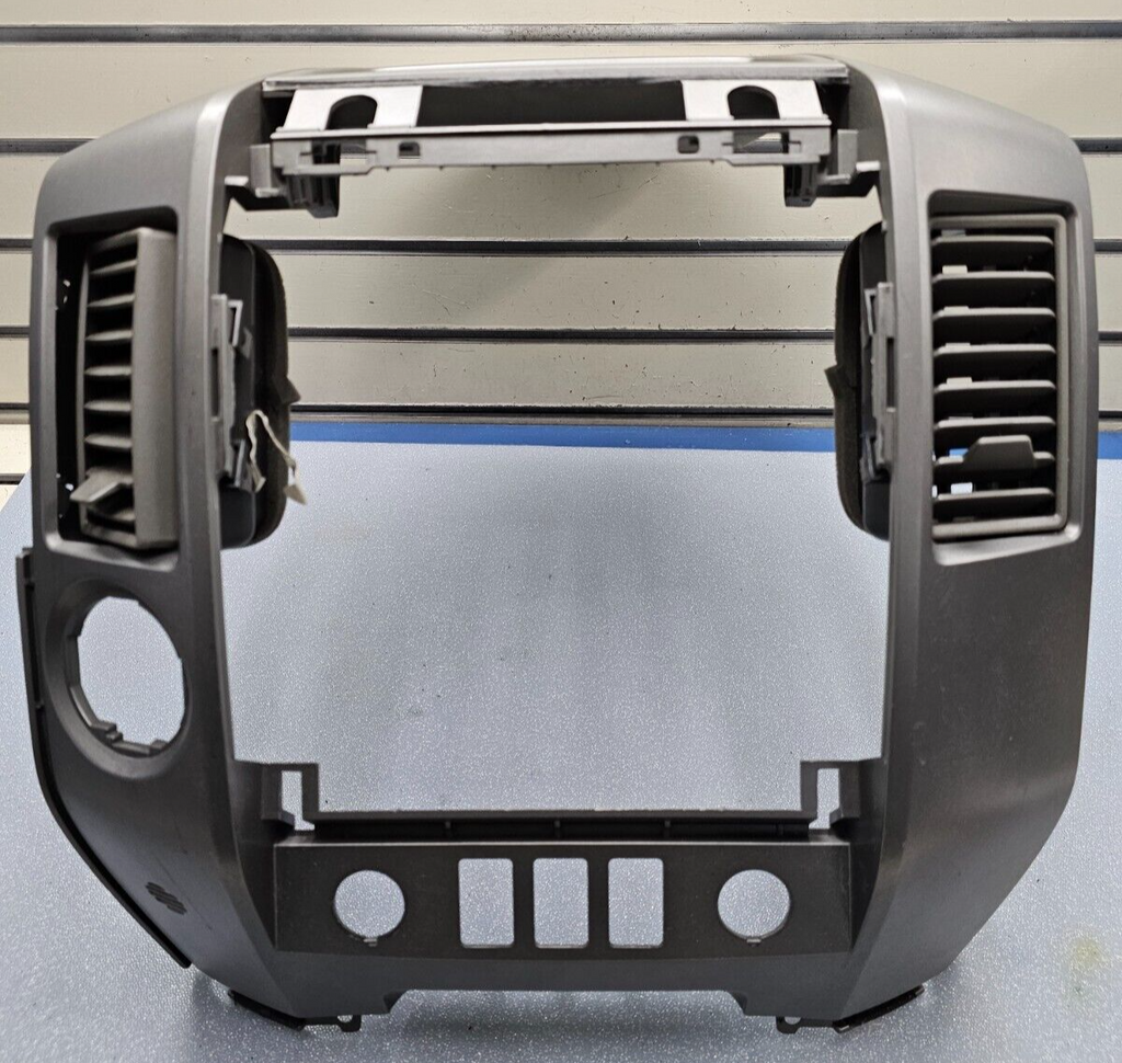 🔥04-07 Nissan TITAN ARMADA Dash Radio Bezel Climate Panel Trim Panel GRAY