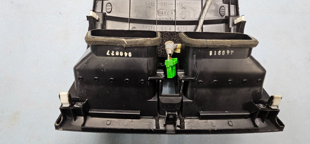 🔥03-07 Accord Center Dash Bezel Air Vent Heater Conditioning Trim Panel BLACK
