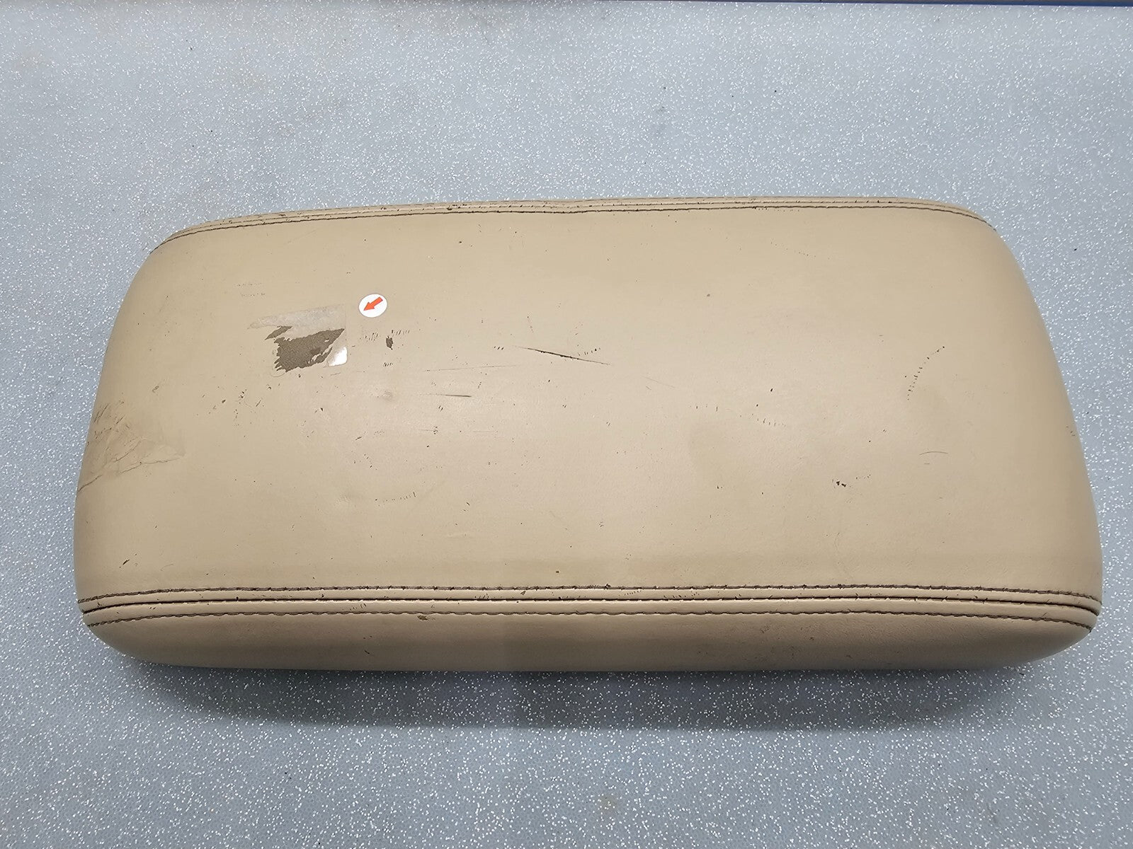 🔥97-01 Lexus ES300 Front Center Console Leather Armrest Lid Storage Bin Tan OEM