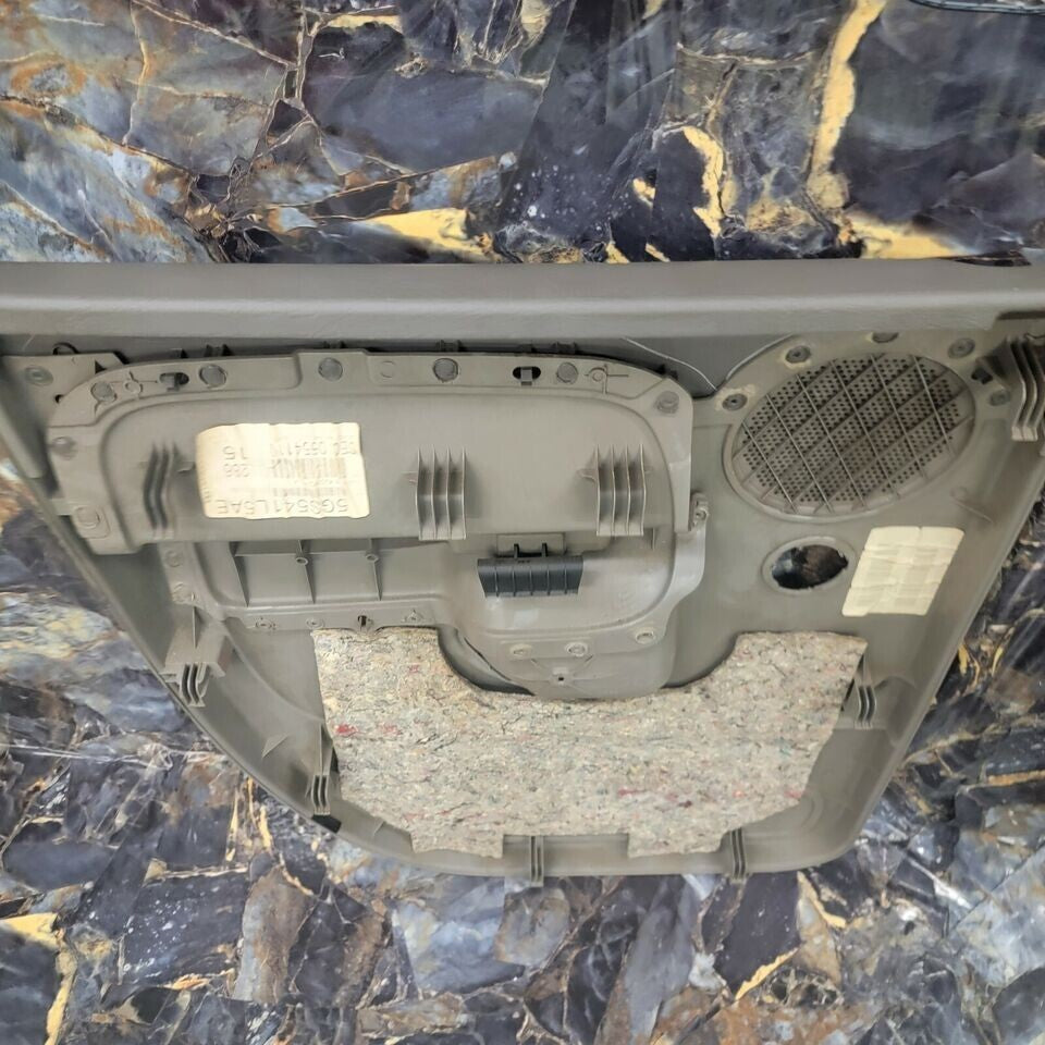 02-05 Dodge RAM Interior DOOR Panel Passenger Rear RIGHT manual GRAY v1 G22/DR