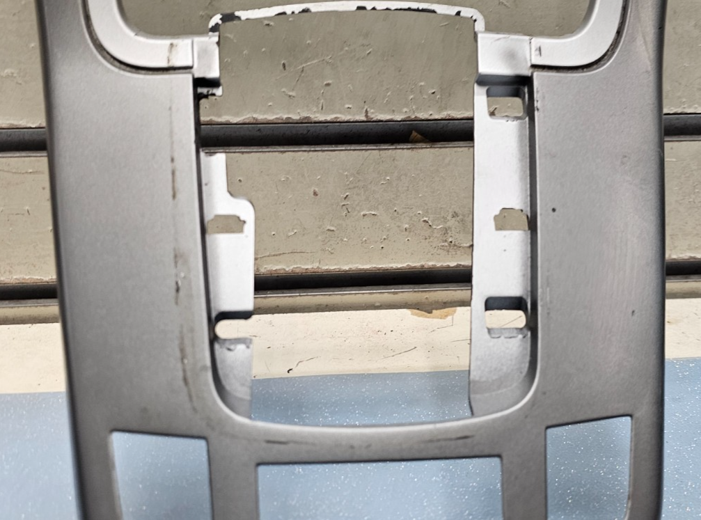 🔥07-09 Equinox Center Dash Radio Climate Stereo Bezel Trim Panel SILVER B43
