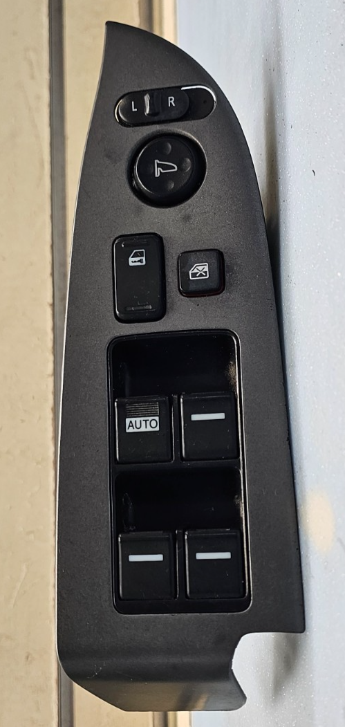 🔥05-10 Honda Odyssey Left Driver Door Power Window Switch LH Push Pull Silver