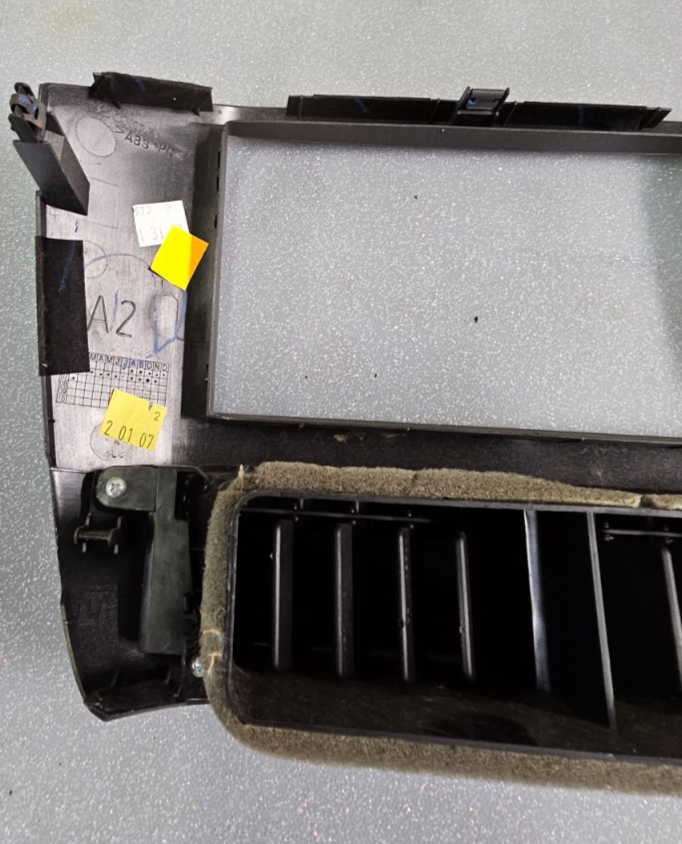 🔥06-08 HONDA PILOT Honda Pilot Radio Climate Dash Trim Bezel Silver/Black