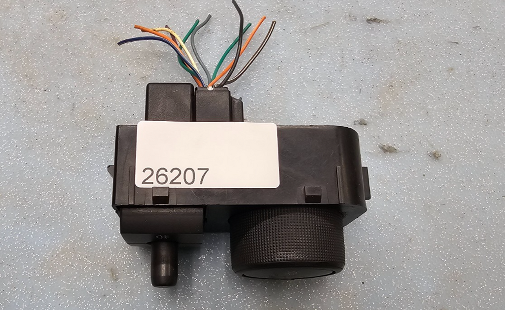 🔥07-14 Silverado Sierra Headlight Head Lamp Transfer Case Control Switch Black
