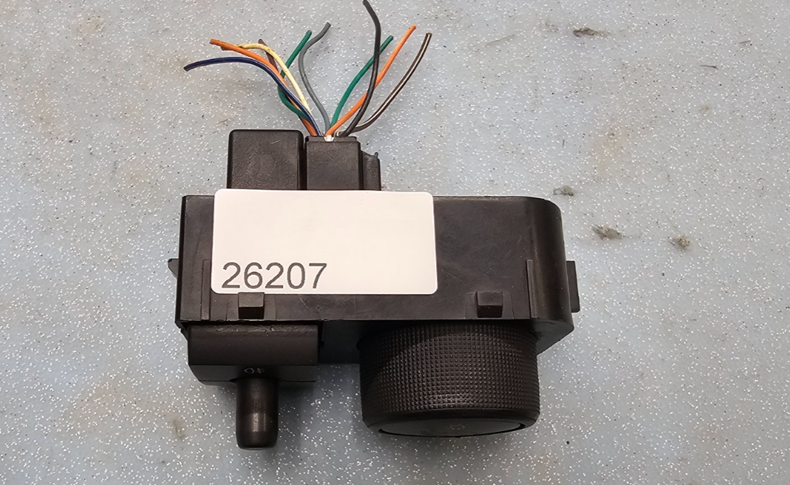 🔥07-14 Silverado Sierra Headlight Head Lamp Transfer Case Control Switch Black