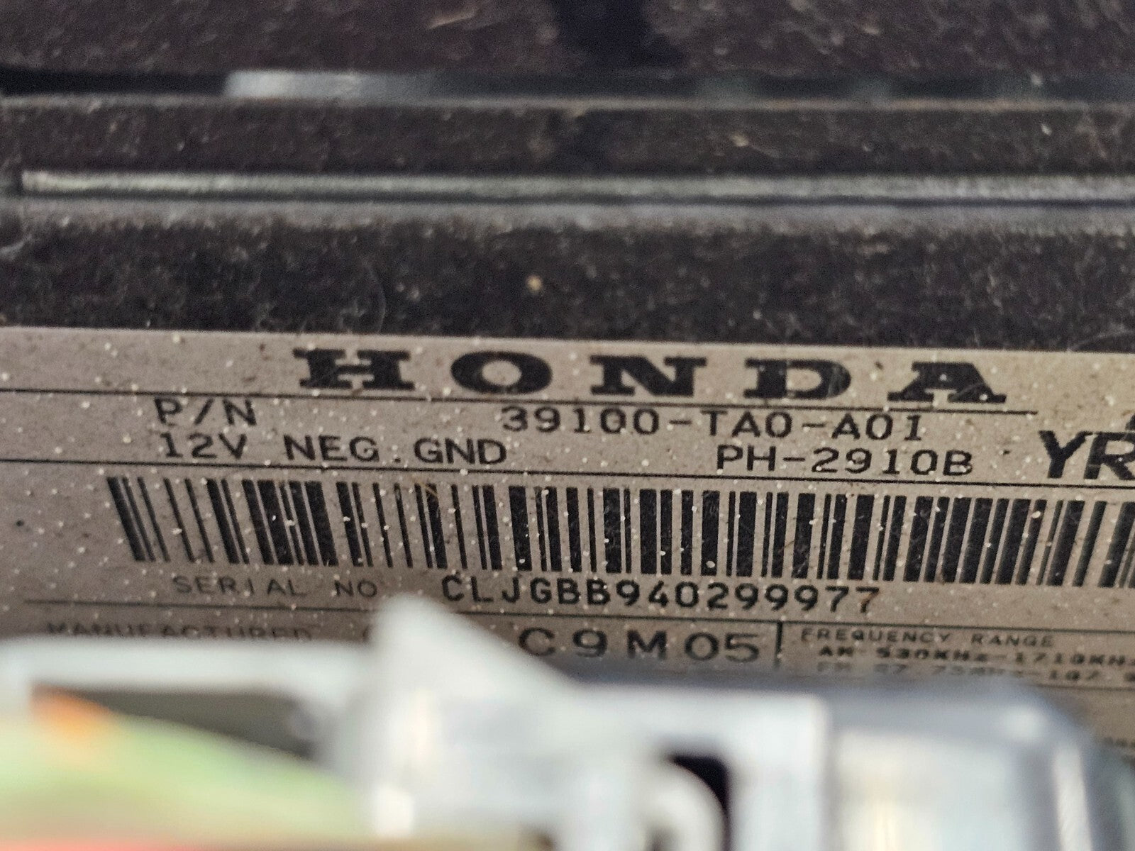 🔥08-12 HONDA ACCORD DASH AM FM RADIO STEREO CD PLAYER RECEIVER OEM