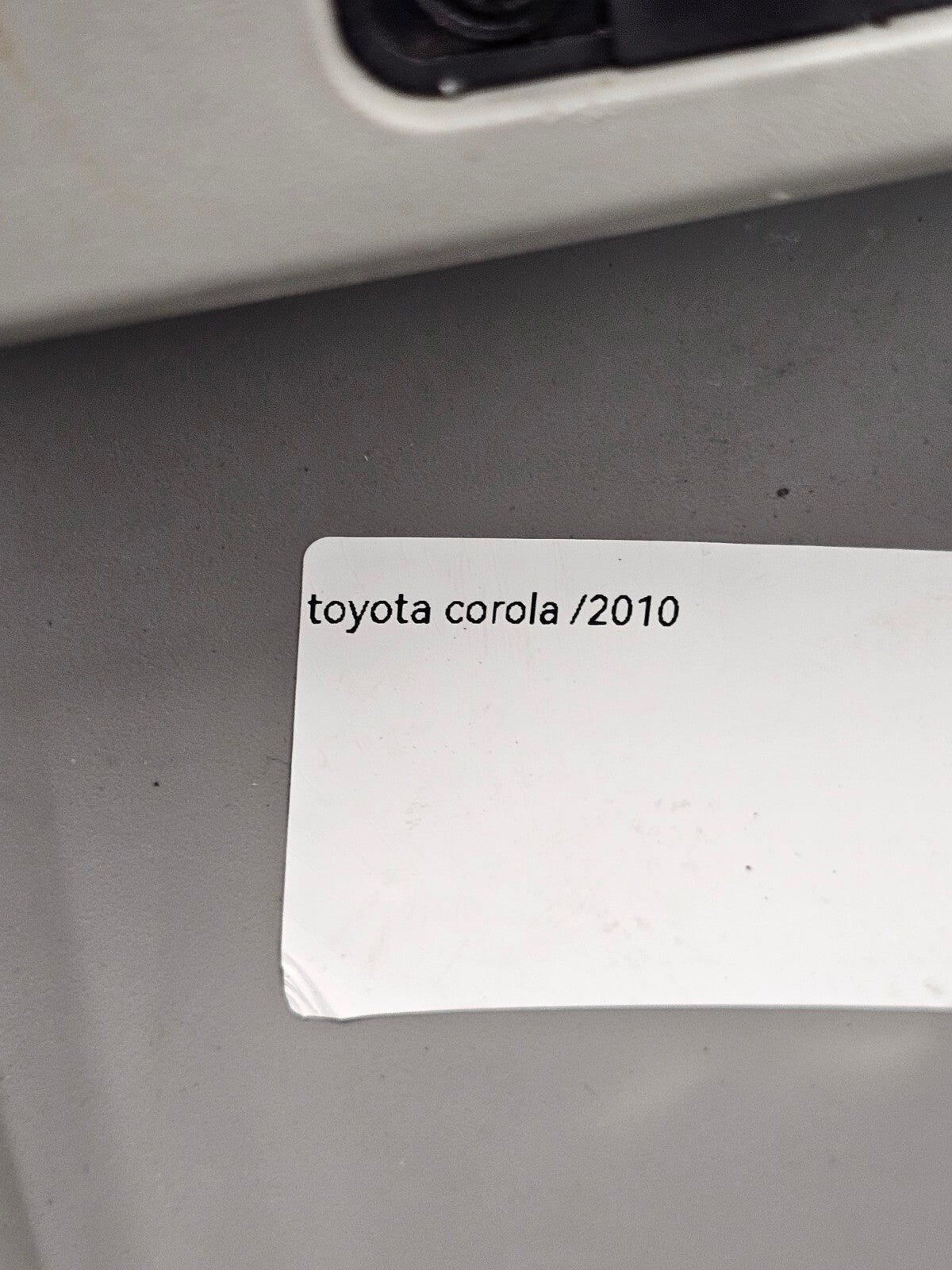 🔥09-13 COROLLA FRONT CENTER CONSOLE ARM REST LID TOP PAD COVER ASSEMBLY LT GRAY