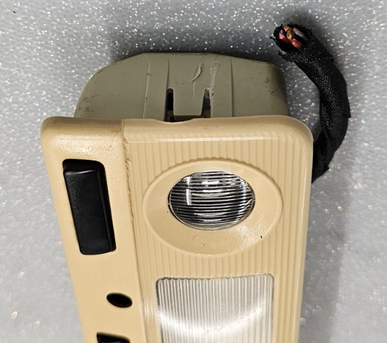 🔥96-03 BMW E38 740IL 750iL DOME MAP INTERIOR LIGHT LAMP OVERHEAD CONSOLE TAN