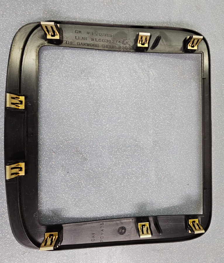 🔥06-11 Buick Lucerne Radio Climate Control Center Dash Bezel Trim Silver