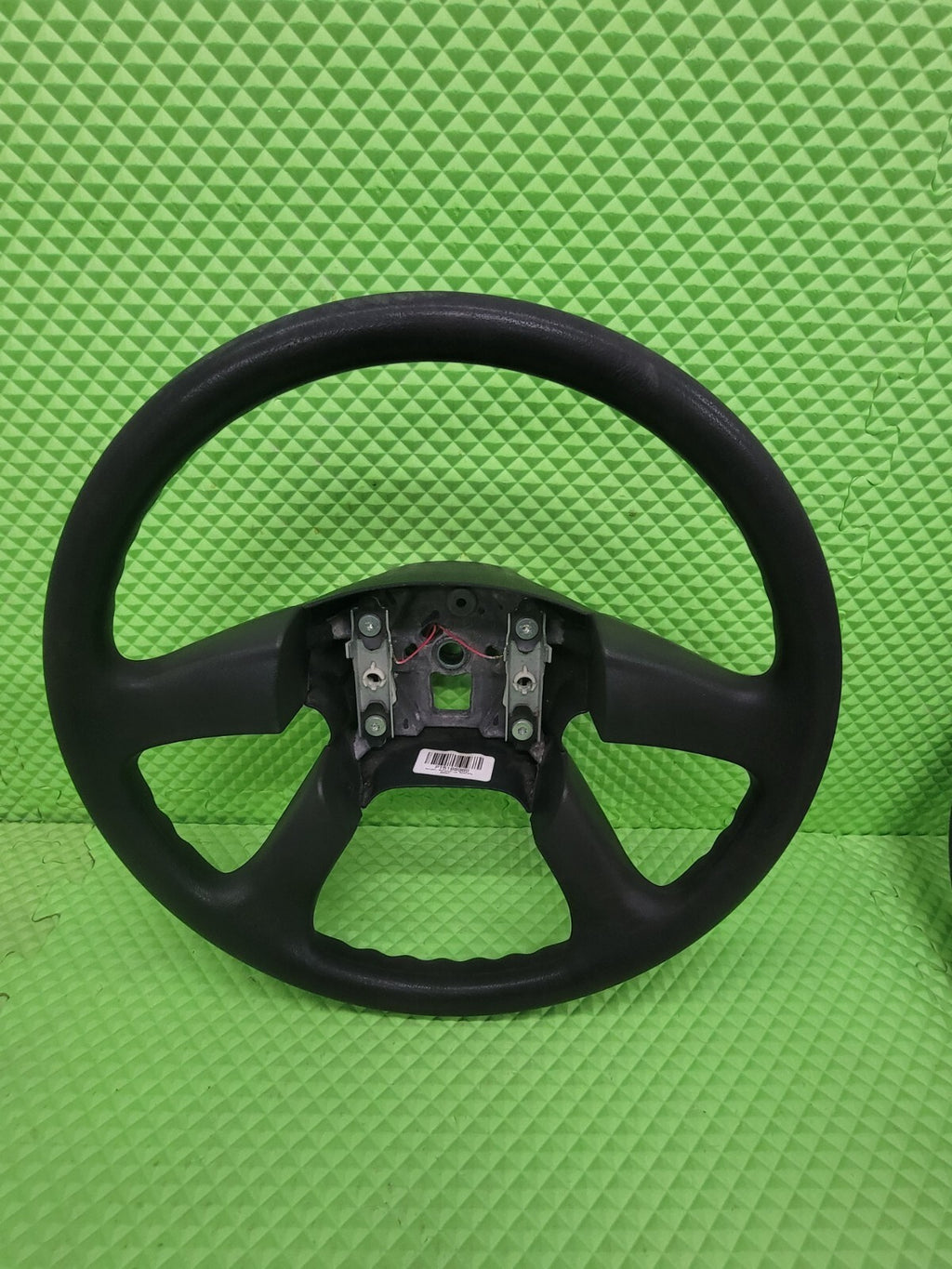 🔥03-06 SILVERADO SIERRA YUKON TAHOE SUBURBAN STEERING WHEEL LEATHER BLACK