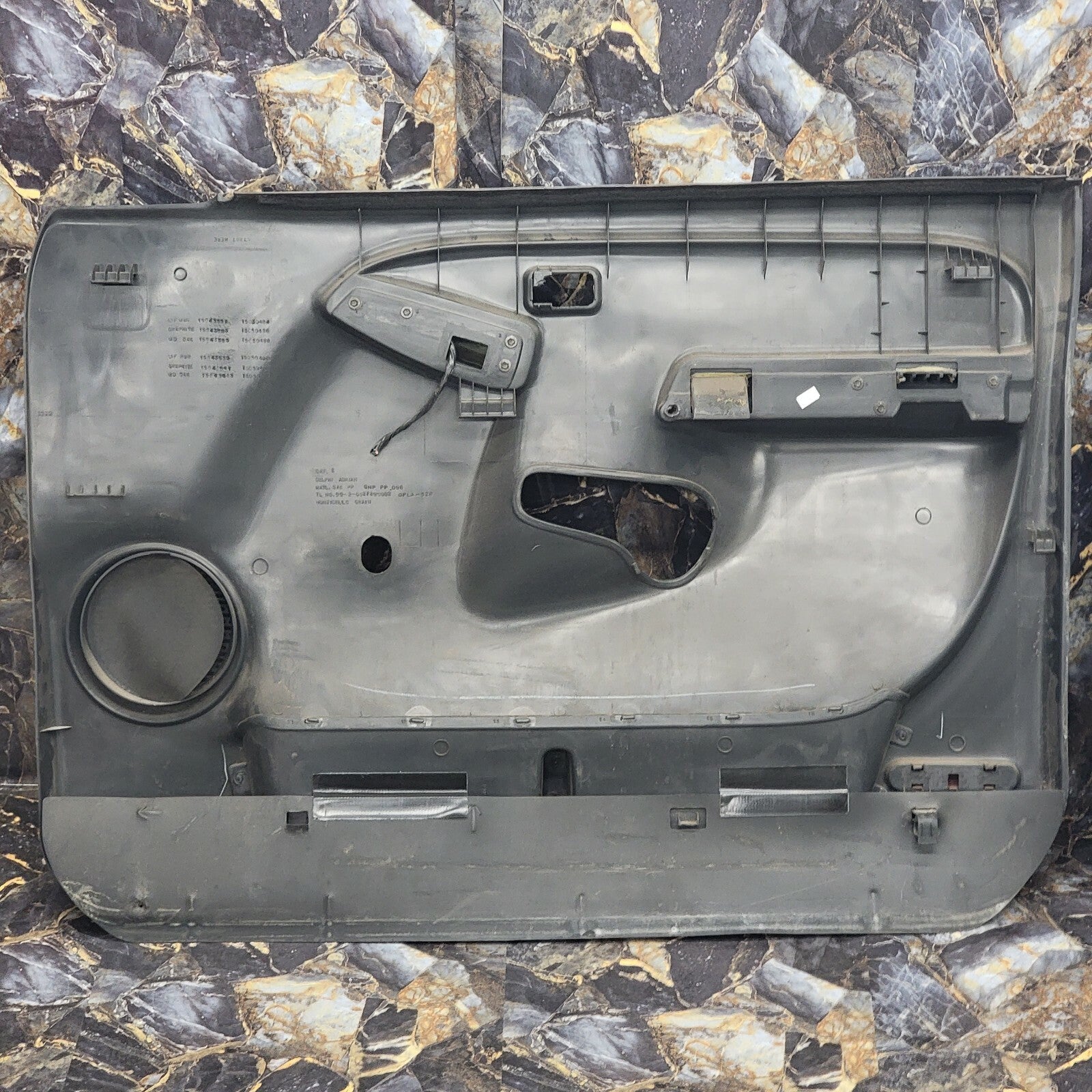 99-06 Silverado SIERRA Door Trim Panel Front LEFT-RIGHT Set Dark GRAY manual D3