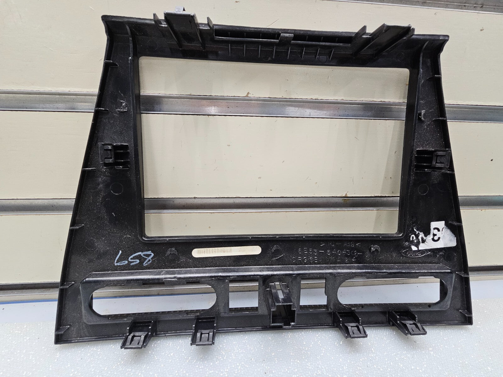 🔥2006-2009 Ford Fusion Mercury Milan Dash Panel Radio Bezel CARBON Black