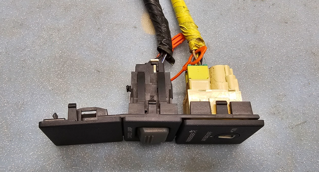 🔥95-99 CHEVY GMC TAHOE YUKON C/K TRUCK DASH AIR PASSENGER BAG CARGO LAMP SWITCH