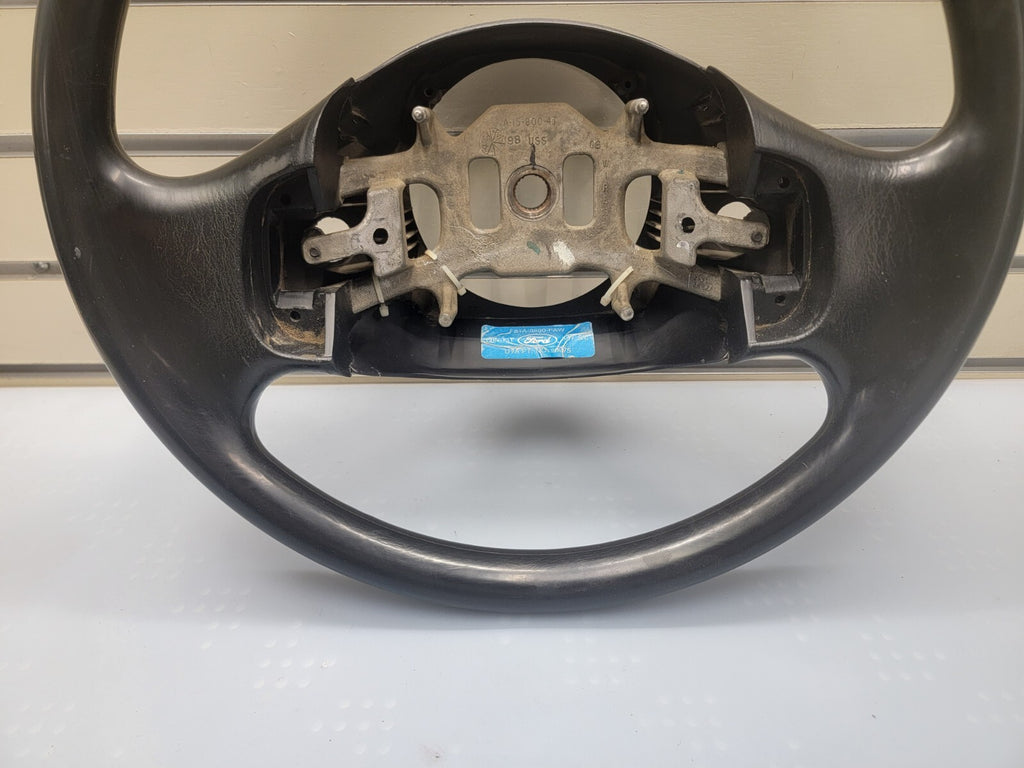 🔥1997-2003 Ford F-150 Leather Steering Wheel Cruise Dash Black