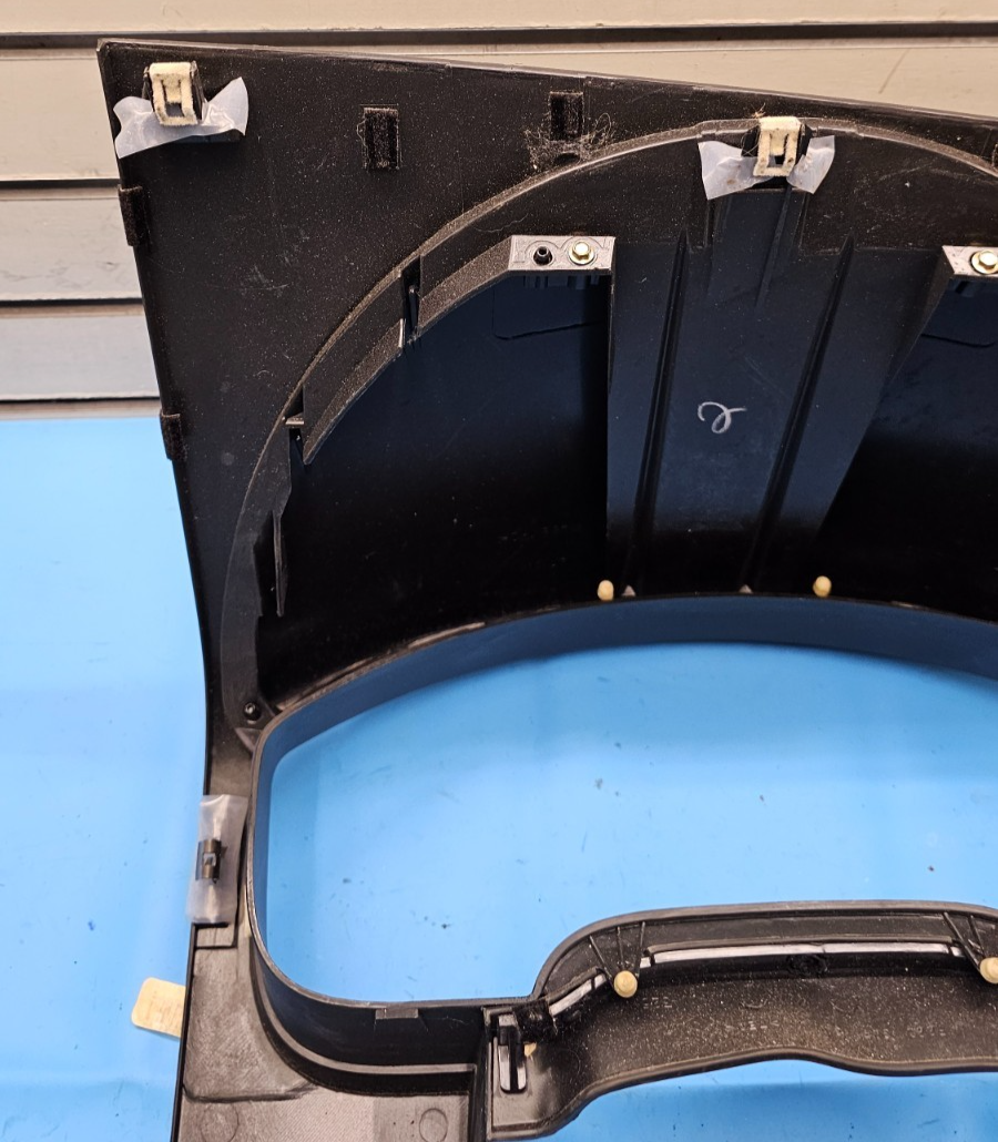 🔥04-08 Ford F150 Dash Instrument CLUSTER Bezel Speedometer Gauge Trim Black C14