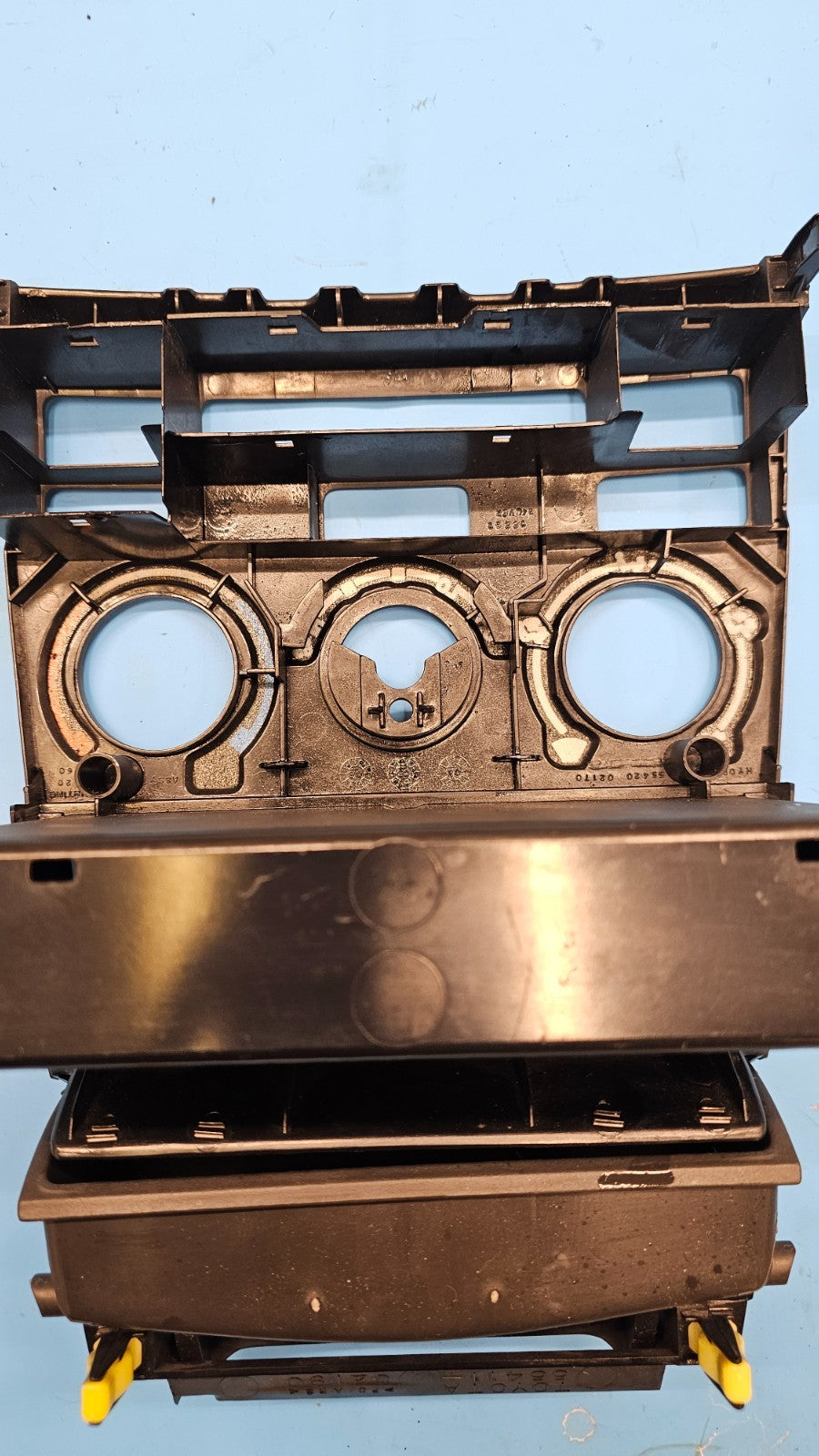 🔥03-08 TOYOTA COROLLA CENTER DASH CLIMATE CONTROL BEZEL TRIM PANEL BLACK OEM