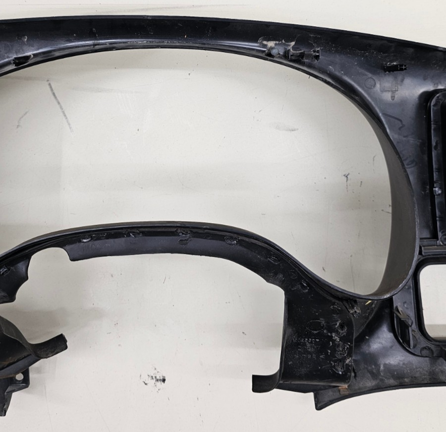 🔥96-02 Express GMC Savana Dash Instrument Cluster Speedometer Bezel Panel Black