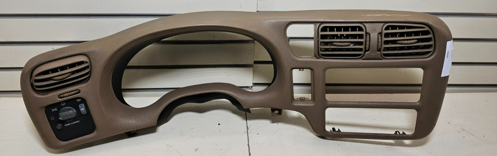 98-04 BLAZER S10 JIMMY SONOMA Cluster Dash Radio Bezel Tan