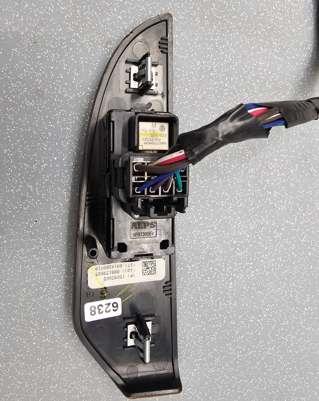 🔥07-13 Suburban Yukon Rear Left Driver Master Window Switch Assembly WOOD WS5