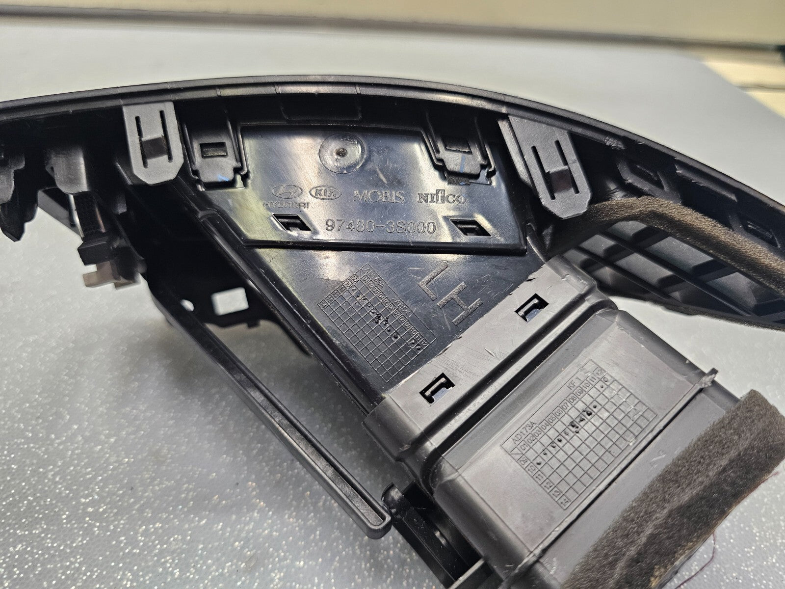🔥11-14 HYUNDAI SONATA DASH LEFT DRIVER AIR VENT HEATER CONDITIONER FILTER BLACK