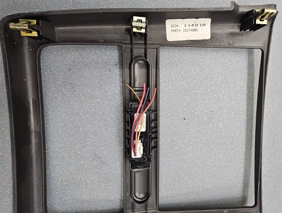 🔥05-10 CHEVY COBALT DASH CLIMATE CONTROL RADIO STEREO BEZEL TRIM PANEL SILVER