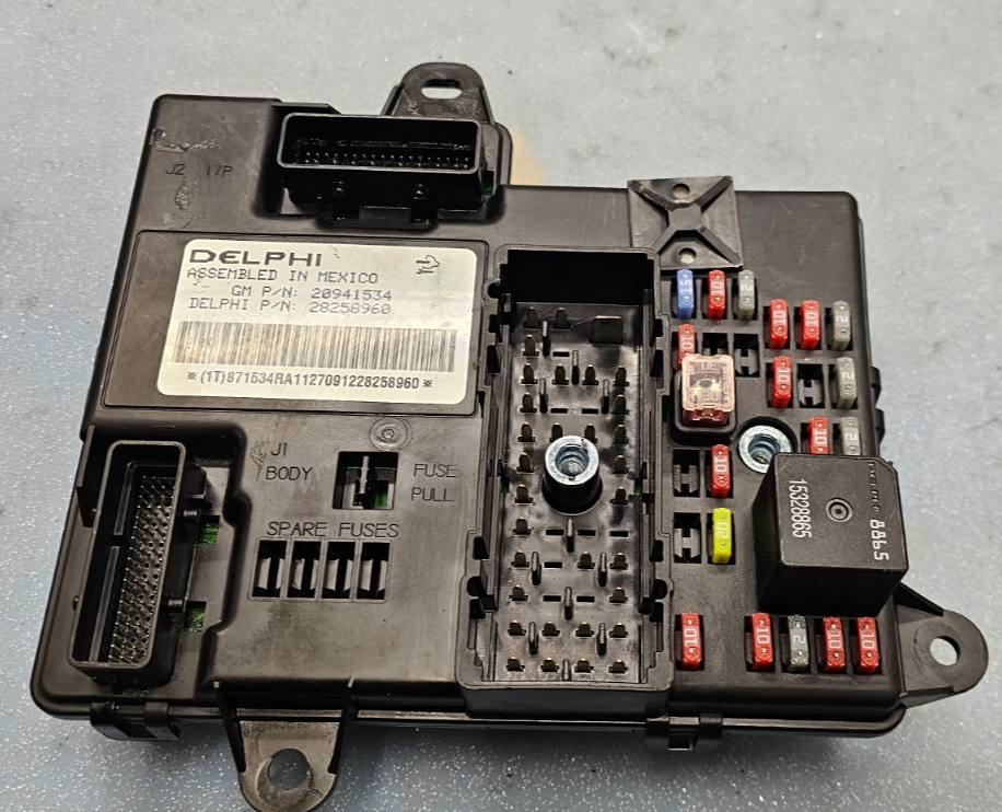 🔥11-12 Chevy Malibu Body BCM Control Fuse Box Unit Module Integrated Power OEM