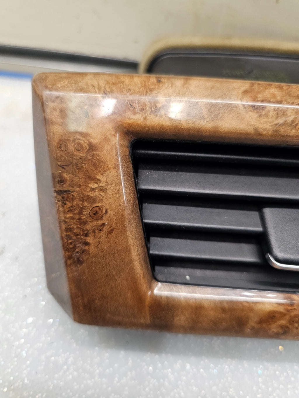 🔥04-10 BMW 535I 525I 530I 550I Dash Left Driver A/C HVAC Air Vent Heater Wood